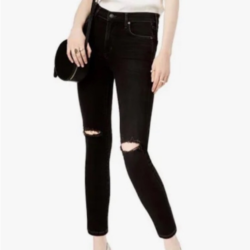 CITIZENS Of HUMANITY  Black Distressed Skinny Jeans - Women - 32